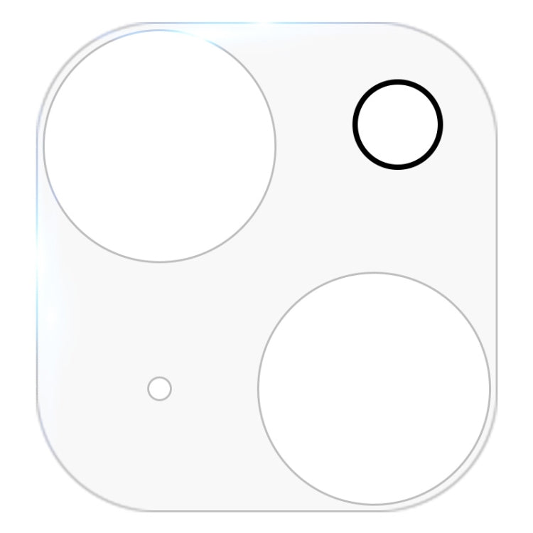 高清后攝像頭鋼化膜 適用於iPhone 13 mini