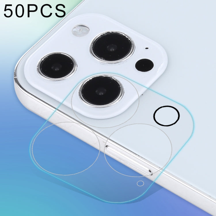50片裝 高清后攝像頭鋼化膜 適用於iPhone 13 Pro Max