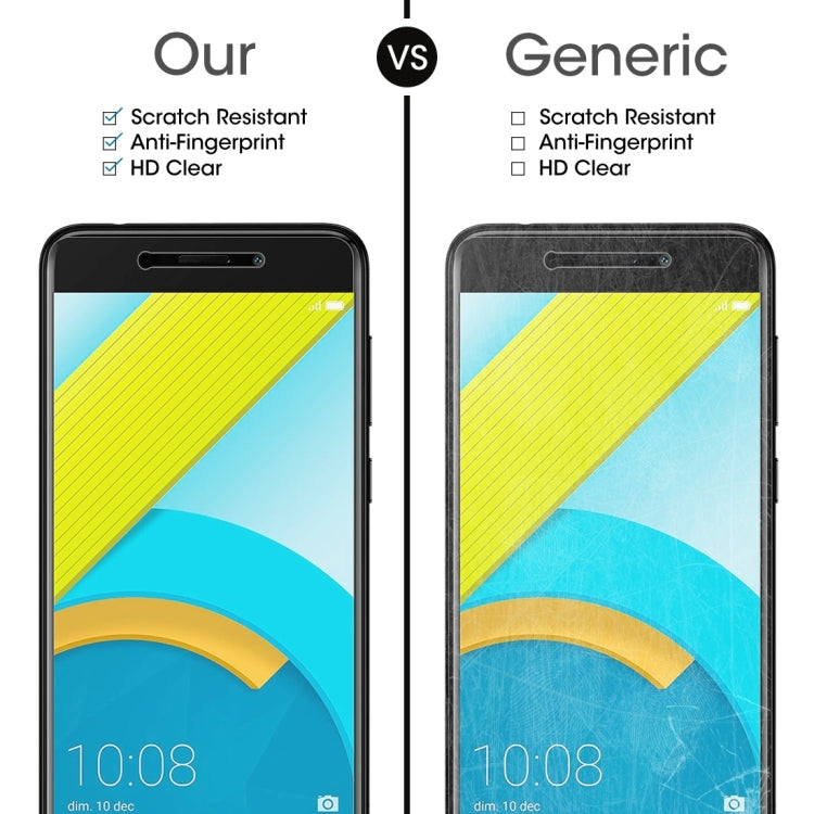 適用於華為 榮耀6C Pro 0.26mm厚度 9H 2.5D弧邊鋼化玻璃保護膜