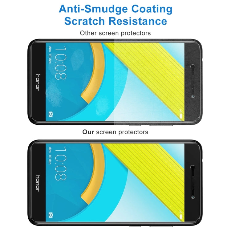 適用於華為 榮耀6C Pro 0.26mm厚度 9H 2.5D弧邊鋼化玻璃保護膜