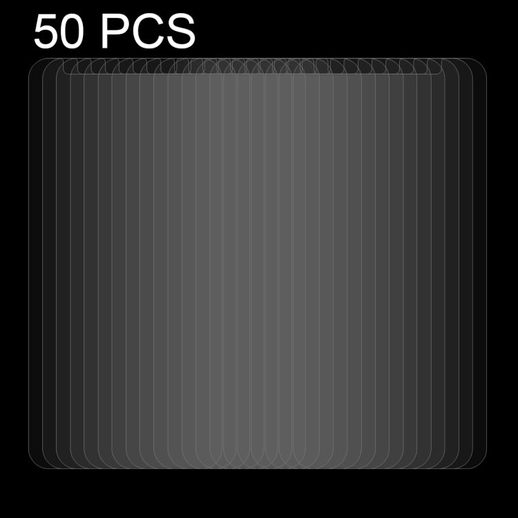 50片裝 適用於華為P smart / Enjoy 7S 0.26mm厚度 9H表面硬度 2.5D弧邊 鋼化玻璃保護膜