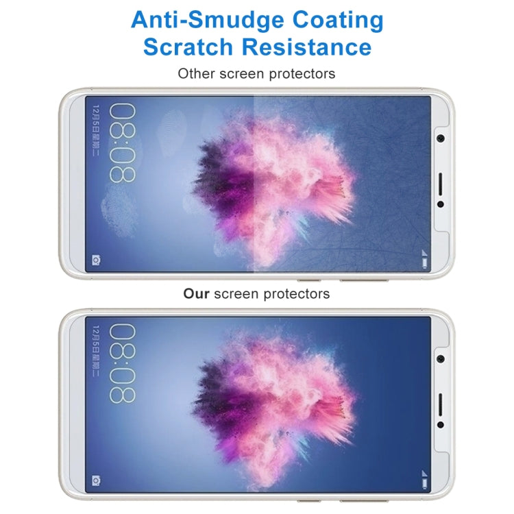 適用於華為P smart / Enjoy 7S 0.26mm厚度 9H表面硬度 2.5D弧邊 鋼化玻璃保護膜