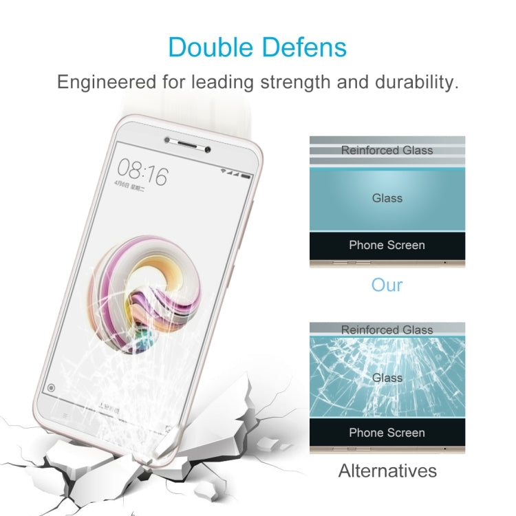 10片裝 適用於小米 紅米5A 0.26mm 9H表面硬度 2.5D弧邊鋼化玻璃保護膜