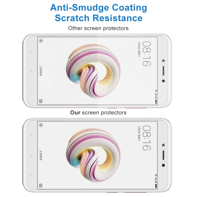 10片裝 適用於小米 紅米5A 0.26mm 9H表面硬度 2.5D弧邊鋼化玻璃保護膜