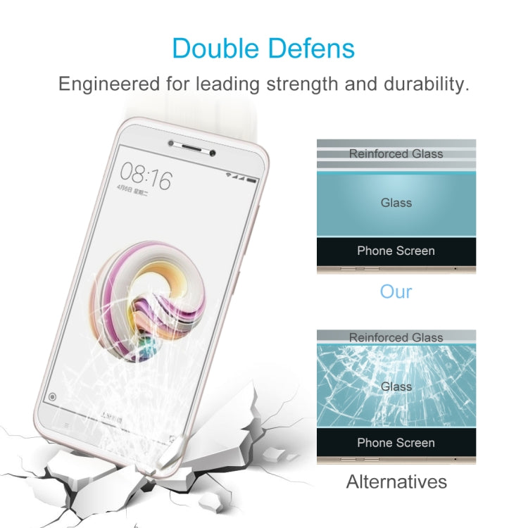 適用於小米 紅米5A 0.26mm 9H表面硬度 2.5D弧邊鋼化玻璃保護膜