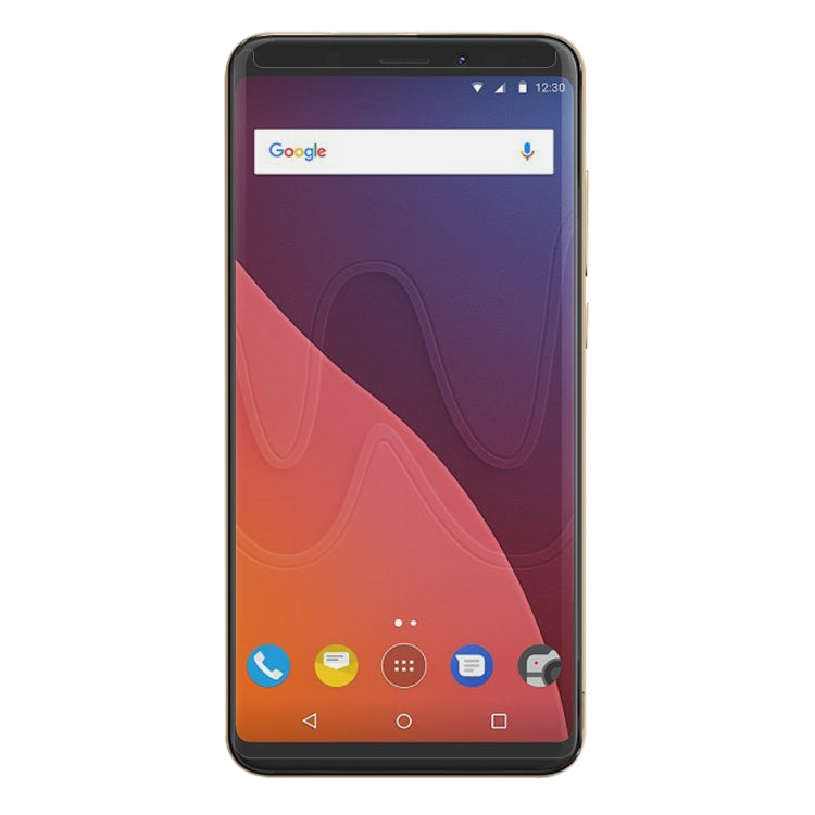 Wiko View 0.26mm 9H表面硬度2.5D弧邊鋼化玻璃前膜保護膜