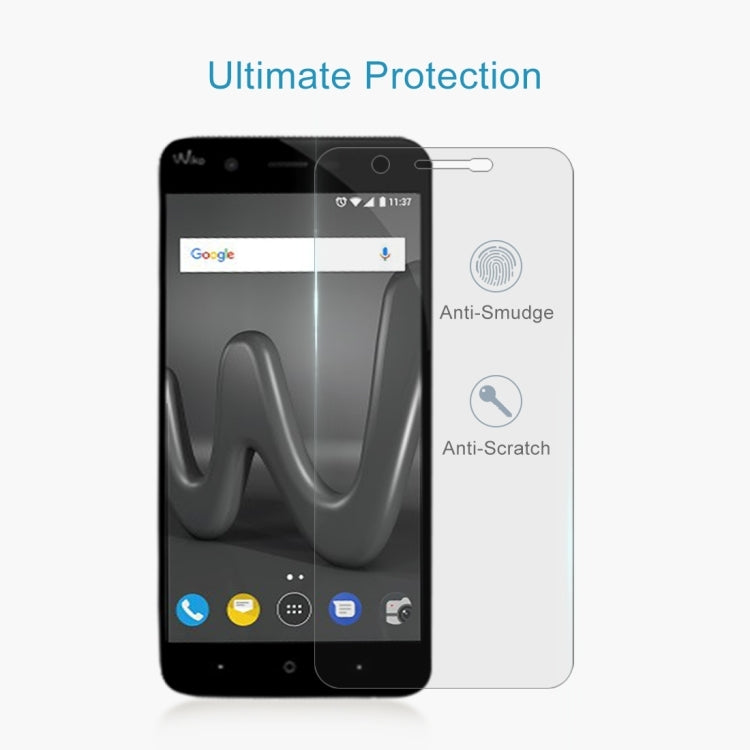 2片裝 Wiko Harry 0.26mm 9H表面硬度2.5D弧邊鋼化玻璃保護膜