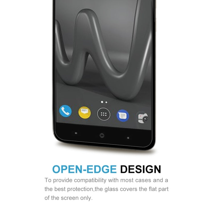 2片裝 Wiko Harry 0.26mm 9H表面硬度2.5D弧邊鋼化玻璃保護膜