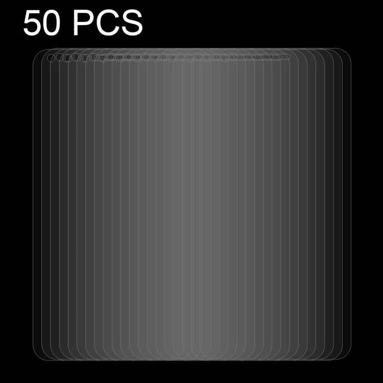 50片裝 適用於華為 Y6 Pro  0.26mm 9H表面硬度2.5D弧邊鋼化玻璃保護膜