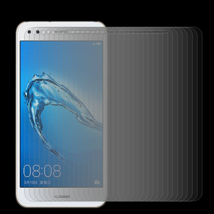 100片裝 適用於華為 Y6 Pro  0.26mm 9H表面硬度2.5D弧邊鋼化玻璃保護膜