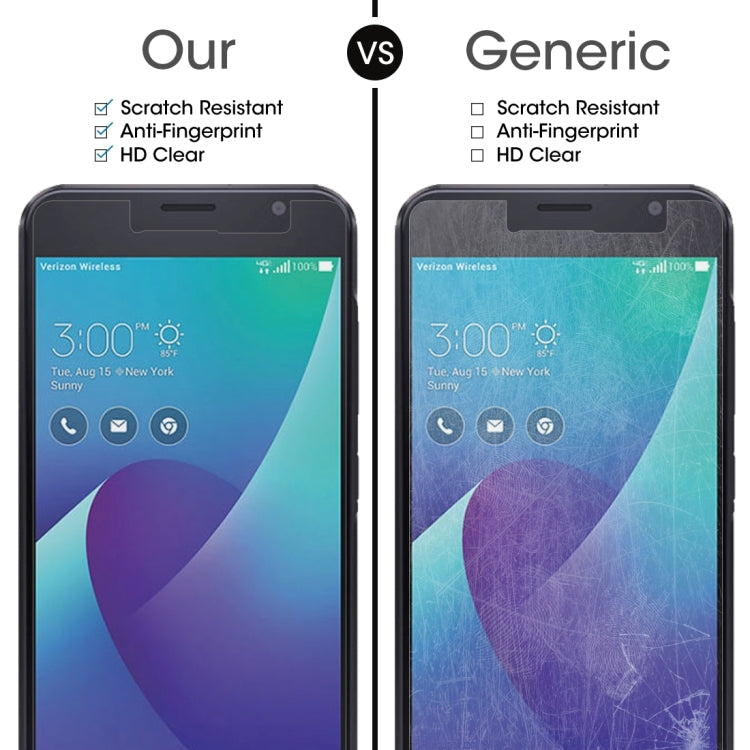 適用於華碩ZenFone V V520KL 0.26mm厚 1個裝 9H表面硬度2.5D弧邊鋼化玻璃保護膜