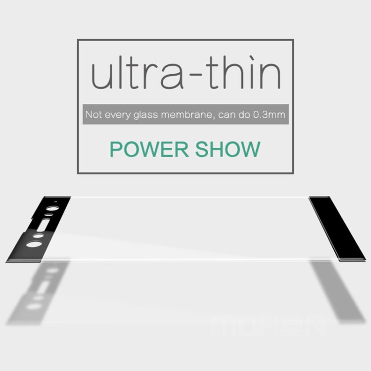 莫凡 適用於索尼 Xperia XA2 Ultra 0.3mm 9H表面硬度3D曲面防刮全屏鋼化玻璃膜