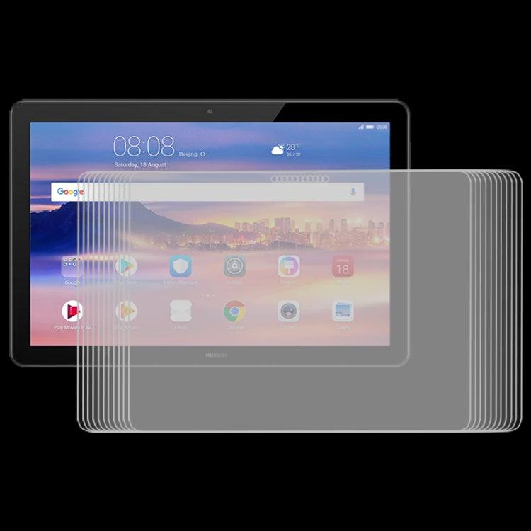 75個裝 適用於華為MediaPad T5 10.1英寸 0.3mm厚度 9H硬度 全屏鋼化玻璃膜