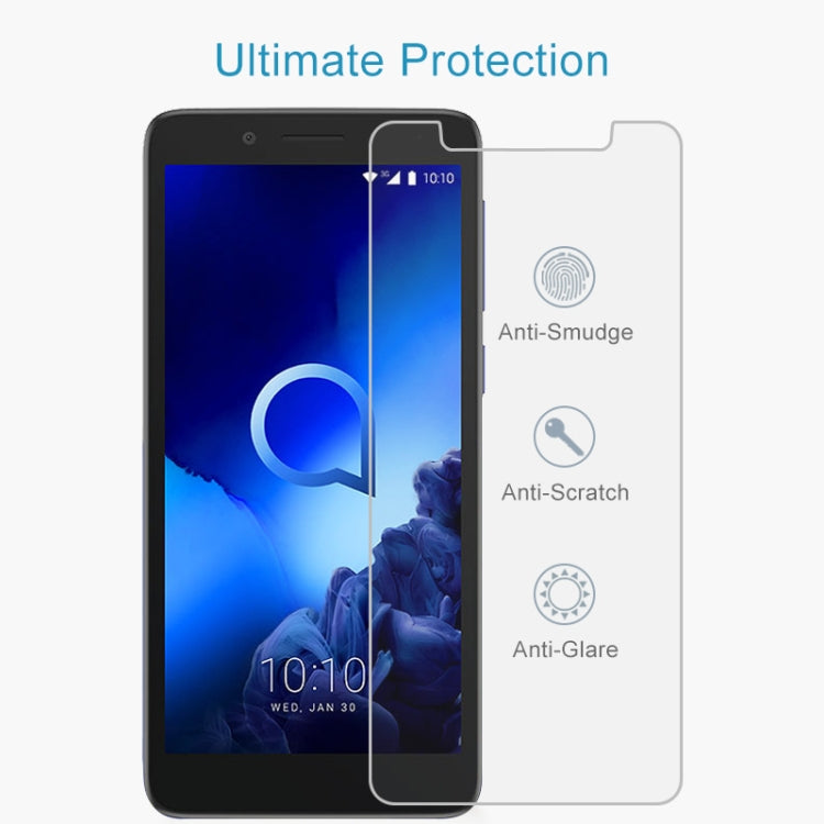 2.5D弧邊半屏鋼化玻璃保護膜  適用於Alcatel 1C