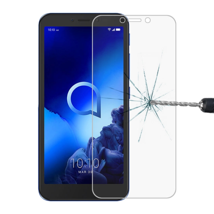2.5D弧邊半屏鋼化玻璃保護膜  適用於Alcatel 1V