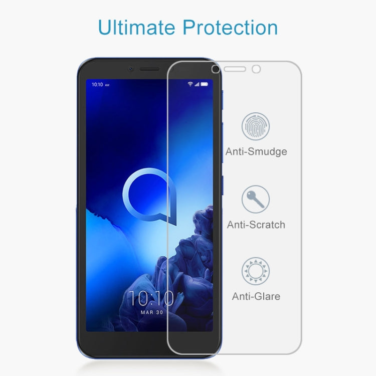 2.5D弧邊半屏鋼化玻璃保護膜  適用於Alcatel 1V