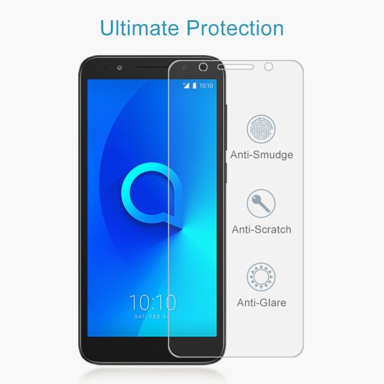 2.5D弧邊半屏鋼化玻璃保護膜  適用於Alcatel 1X