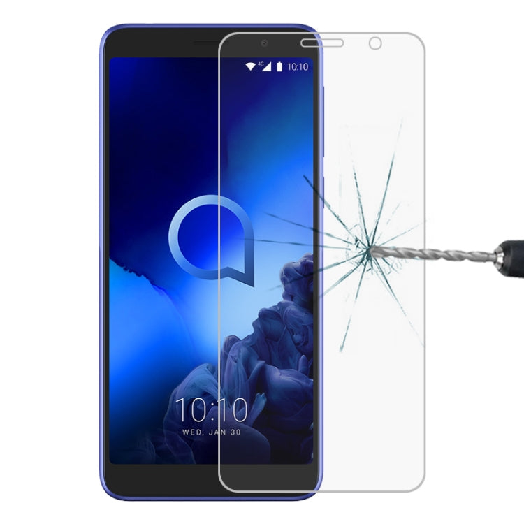 2.5D弧邊半屏鋼化玻璃保護膜  適用於Alcatel 1X