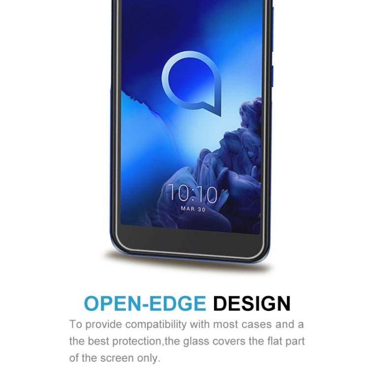 2.5D弧邊半屏鋼化玻璃保護膜  適用於Alcatel U5