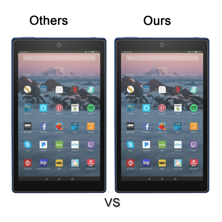 Amazon Kindle Fire HD 10 2017  0.3mm厚度 9H硬度 全屏鋼化玻璃膜