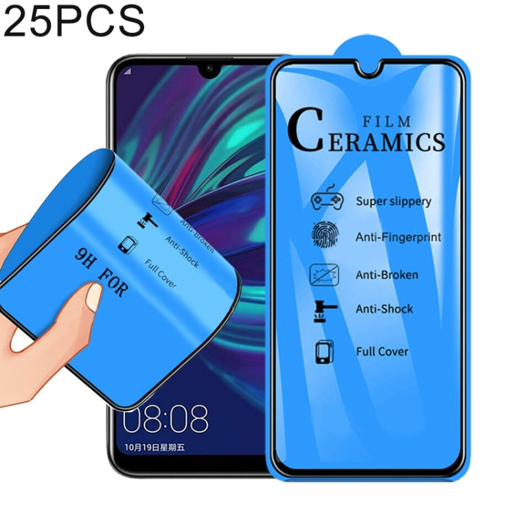 25個裝 2.5D 全膠全屏陶瓷貼膜 適用於 華為 暢享 9