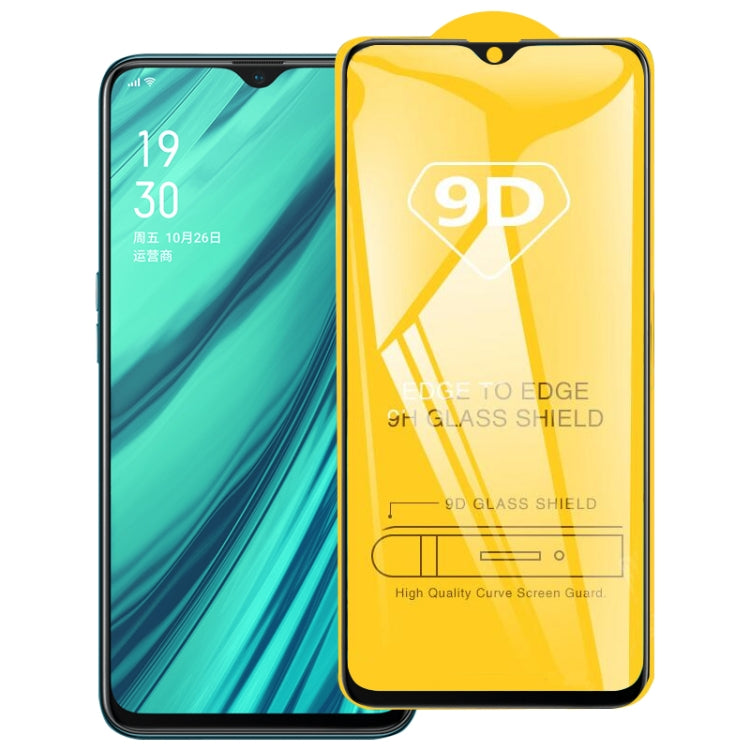 適用於OPPO Reno2 F 9D 絲印二強 全屏鋼化玻璃膜