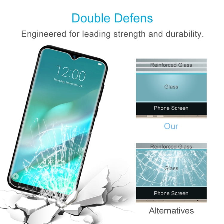 2.5D弧邊半屏鋼化玻璃保護膜  適用於 道格 DOOGEE Y8 Plus, For DOOGEE Y8 Plus