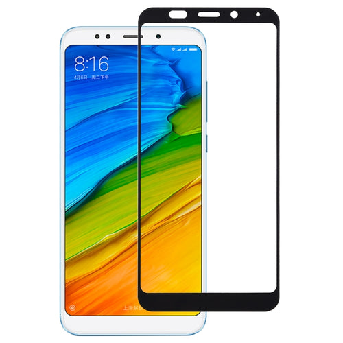 適用於小米 紅米5 Plus 0.33mm厚度9H表面硬度2.5D全屏全膠鋼化玻璃膜