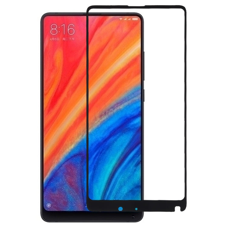 適用於小米Mi Mix 2S 0.33mm厚度9H表面硬度2.5D全屏全膠鋼化玻璃膜
