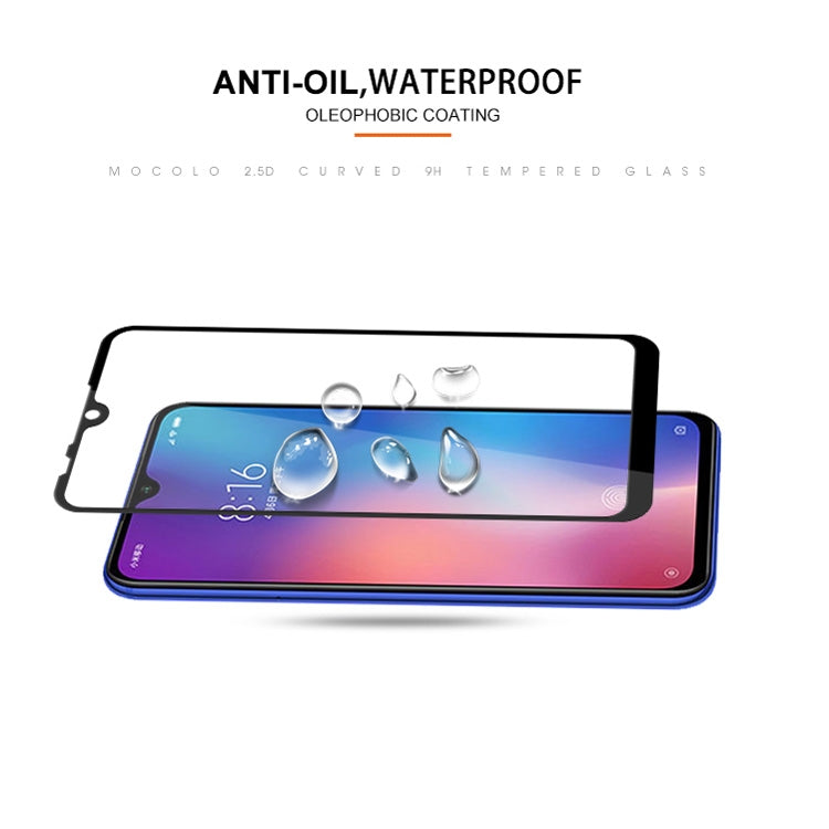 mocolo 適用於小米 Mi 9 SE 0.33mm 9H 2.5D全膠絲印全屏鋼化玻璃保護膜