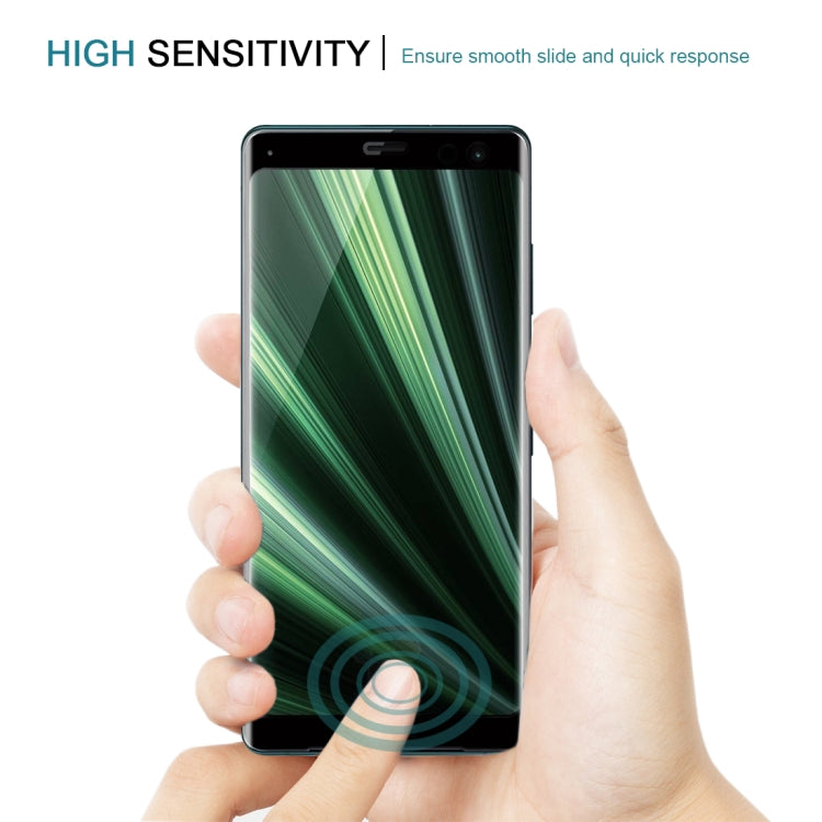 25個裝 適用於索尼 Xperia XZ3 9H 3D曲面全屏鋼化玻璃膜