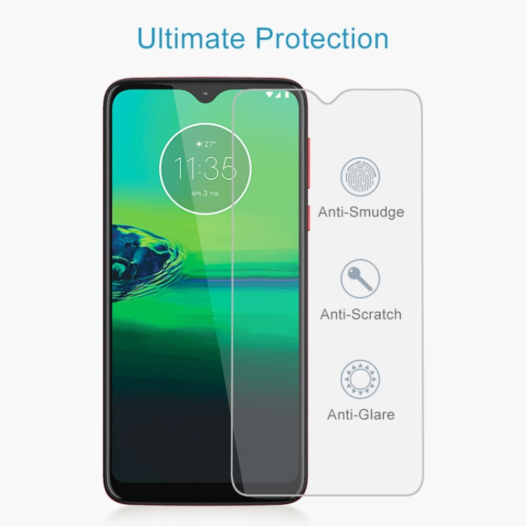 適用於摩托羅拉 Moto G8 Play 9H 2.5D弧邊半屏鋼化玻璃保護膜
