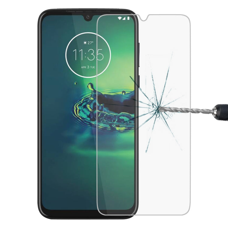 適用於摩托羅拉 Moto G8 Plus 9H 2.5D弧邊半屏鋼化玻璃保護膜