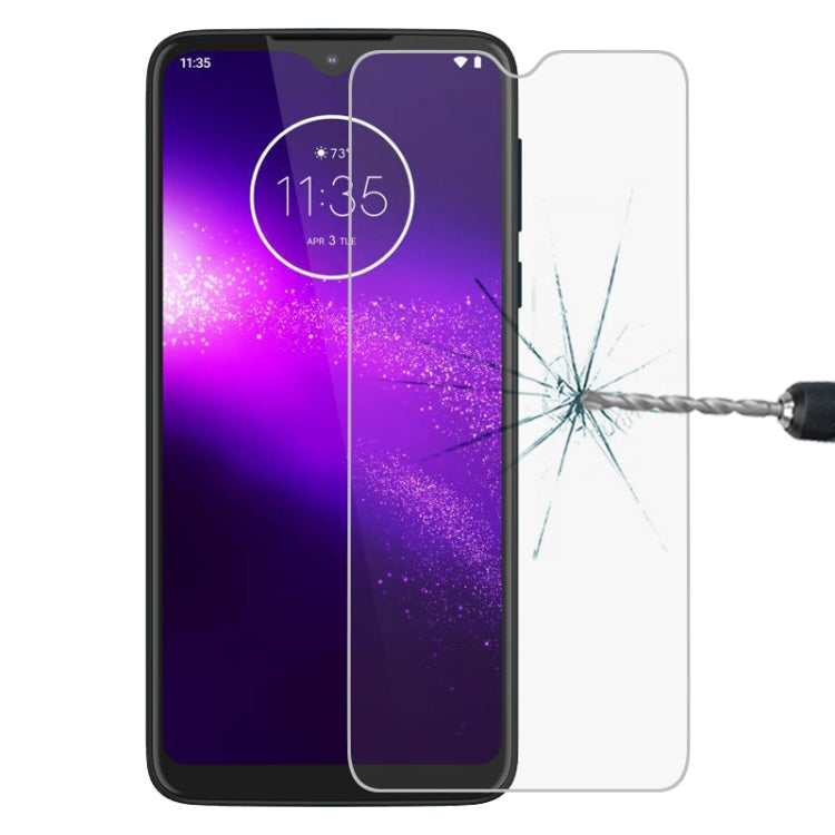 適用於摩托羅拉 One Macro 9H 2.5D弧邊半屏鋼化玻璃保護膜