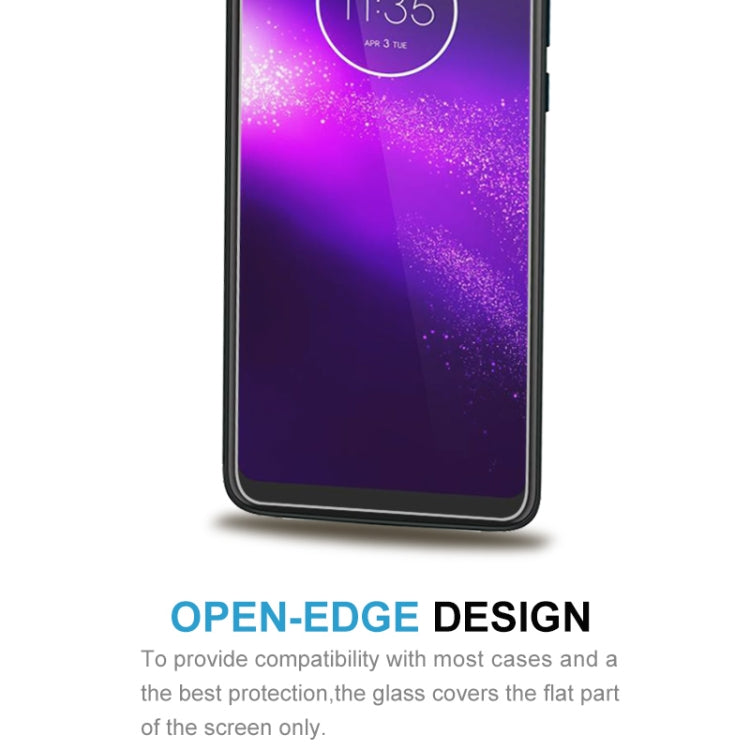 適用於摩托羅拉 One Macro 9H 2.5D弧邊半屏鋼化玻璃保護膜