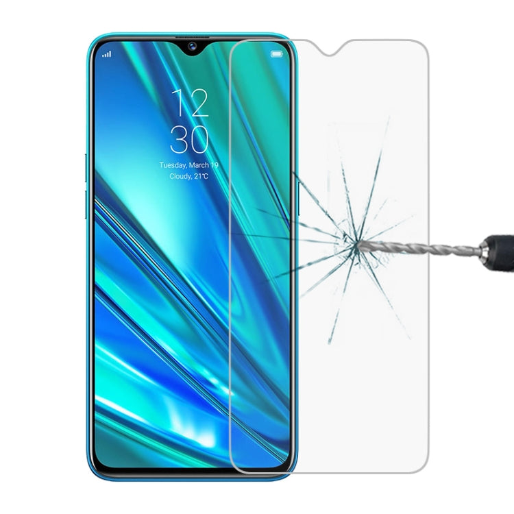 適用於OPPO Realme 5 Pro 9H 2.5D弧邊半屏鋼化玻璃保護膜