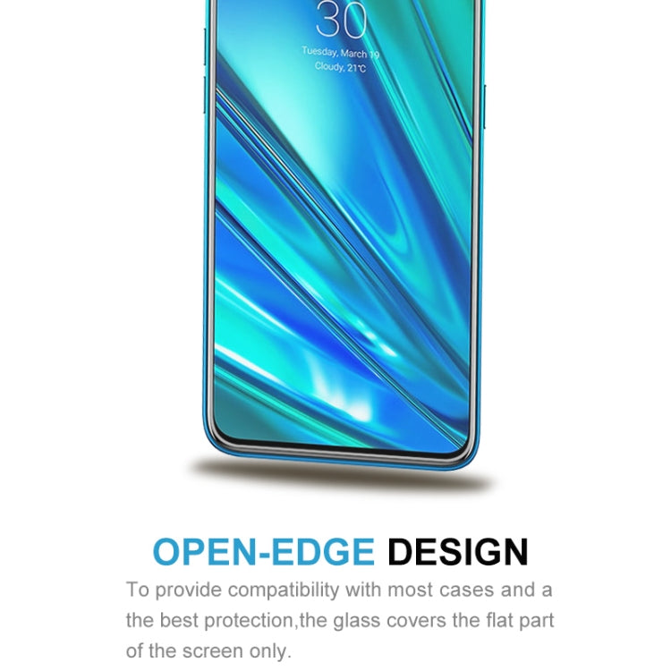 適用於OPPO Realme 5 Pro 9H 2.5D弧邊半屏鋼化玻璃保護膜
