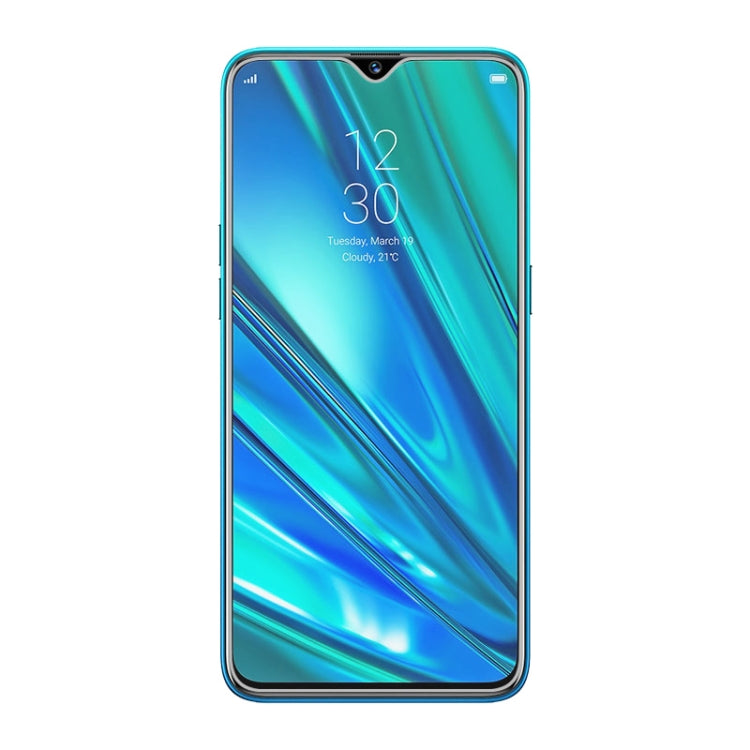 10個裝 適用於OPPO Realme 5 Pro 9H 2.5D弧邊半屏鋼化玻璃保護膜