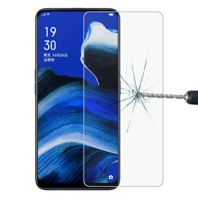 適用於OPPO Reno2 Z 9H 2.5D弧邊半屏鋼化玻璃保護膜, For OPPO Reno2 Z(1 PC)