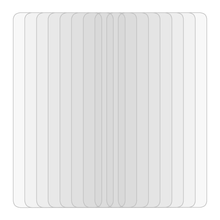 10個裝 適用於OPPO Reno2 Z 9H 2.5D弧邊半屏鋼化玻璃保護膜, For OPPO Reno2 Z (10 PCS)
