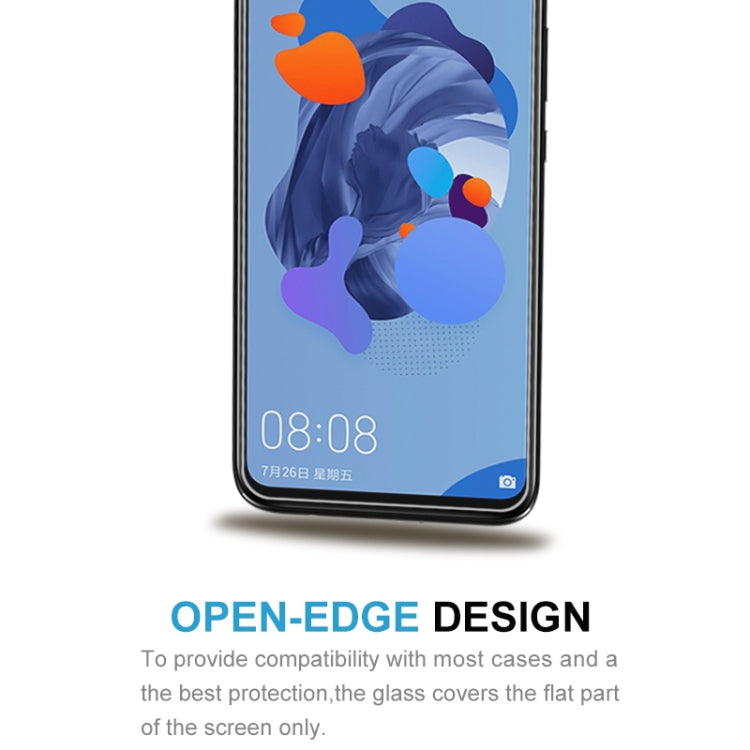 10個裝 適用於華為 nova 5i Pro 9H 2.5D弧邊半屏鋼化玻璃保護膜