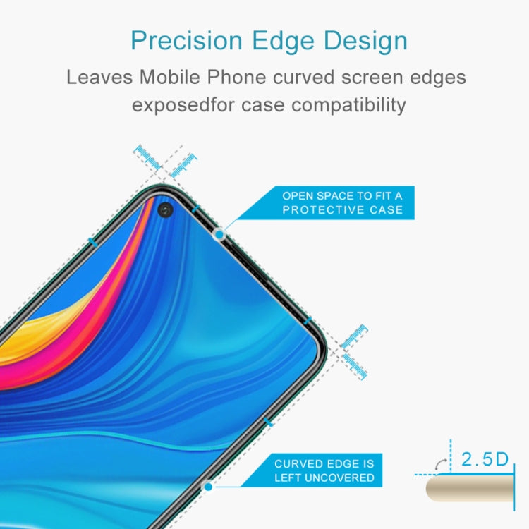 適用於華為 暢享10 9H 2.5D弧邊半屏鋼化玻璃保護膜