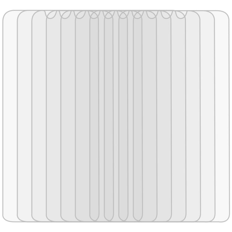 50個裝 適用於華為 榮耀 Play 3e 9H 2.5D弧邊半屏鋼化玻璃保護膜