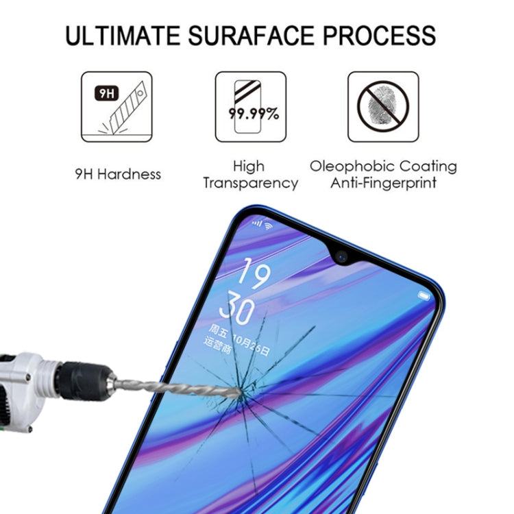 25 PCS 適用於OPPO A5 / A9  / A56 5G 絲印二強 全屏鋼化玻璃膜
