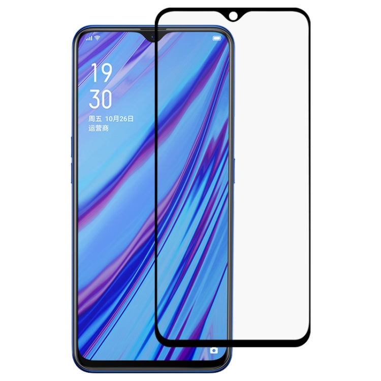 適用於OPPO A5 / A9  / A56 5G 絲印二強 全屏鋼化玻璃膜, For OPPO A5 / A9(1 PC)