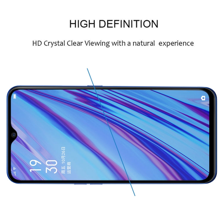 適用於OPPO A5 / A9  / A56 5G 絲印二強 全屏鋼化玻璃膜