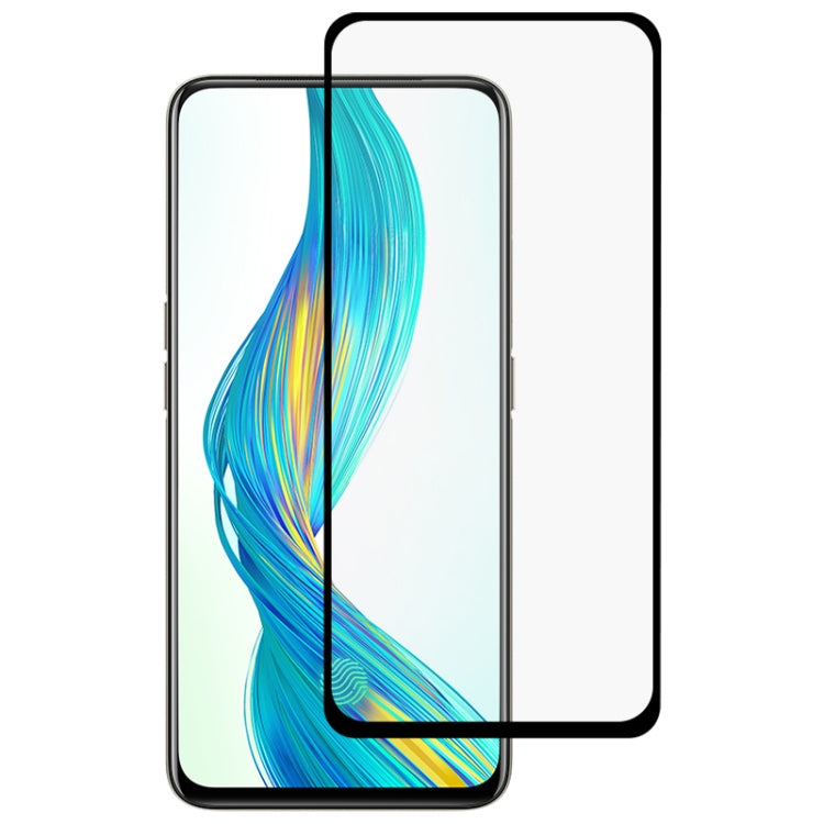 適用於OPPO Realme XT 絲印二強 全屏鋼化玻璃膜, For OPPO Realme XT(1 PC)