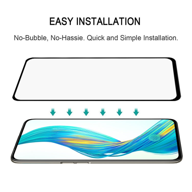 適用於OPPO Realme XT 絲印二強 全屏鋼化玻璃膜, For OPPO Realme XT(1 PC)