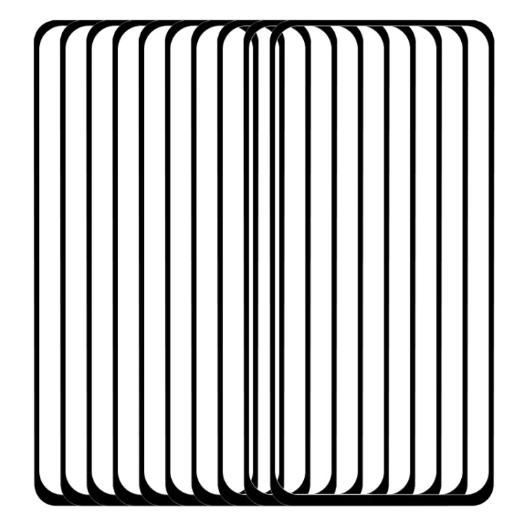 25 PCS 適用於OPPO Realme XT 絲印二強 全屏鋼化玻璃膜, For OPPO Realme XT(25 PCS)