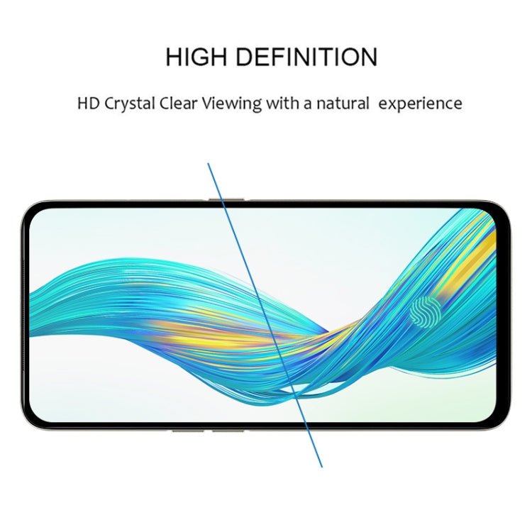 25 PCS 適用於OPPO Realme XT 絲印二強 全屏鋼化玻璃膜, For OPPO Realme XT(25 PCS)